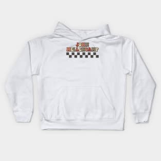 John Mellencamp Checkered Retro Groovy Style Kids Hoodie